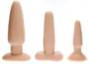 Анальные пробки, латекс