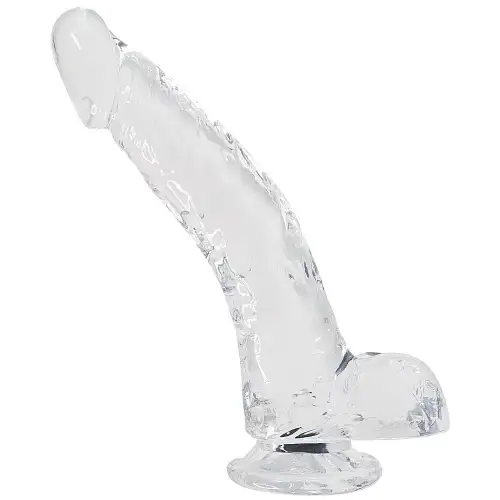 Прозрачный фаллоимитатор Alive Jelly Dildo Stallion, ТПЕ, присоска, диаметр 3,5см, длина 22см photo 1