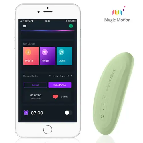 Смарт-вибратор в трусики Magic Motion Nyx Green photo 1