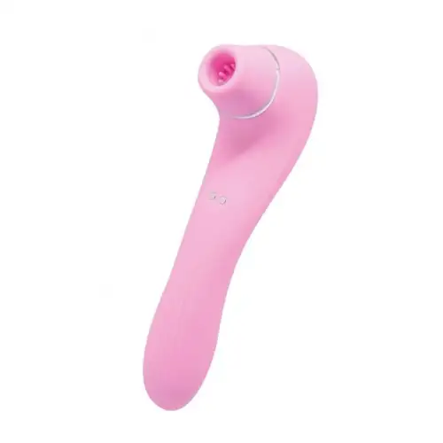 Вакуумный стимулятор с вибрацией Wooomy Smoooch Pink Clitoral Suction & Vibration photo 1