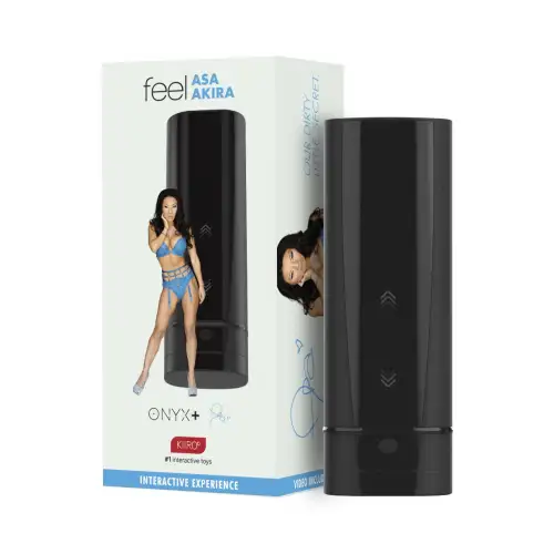 Мастурбатор Kiiroo Onyx+ Asa Akira, 10 сжимающих колец, не надо двигать, теледильдоника photo 1