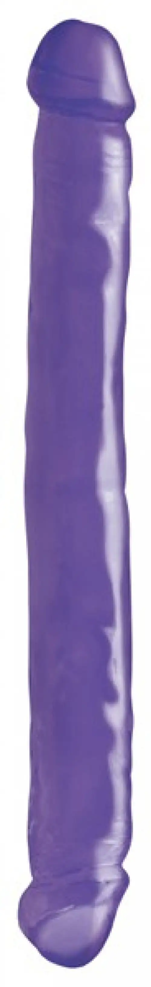 Фаллоимитатор двойной BASIX 12 DOUBLE DONG IN PURPLE  photo 1