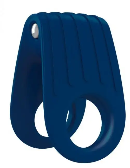 Эрекционное виброкольцо OVO B12 BLUE photo 1