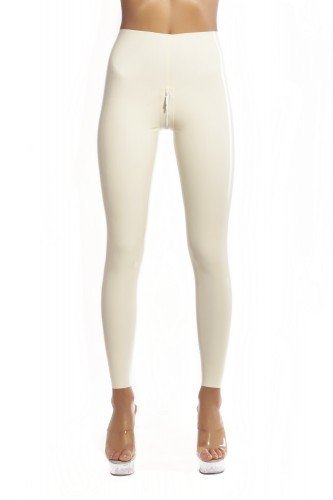 Леггинсы из латекса с молнией в промежности  Latex Leggings with Zipper photo 1