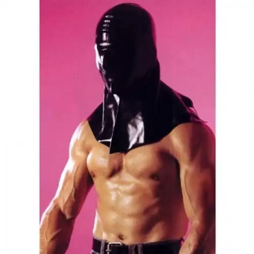 Маска без прорезей LATEX EXTASY MASK BLACK ONE SIZE photo 1