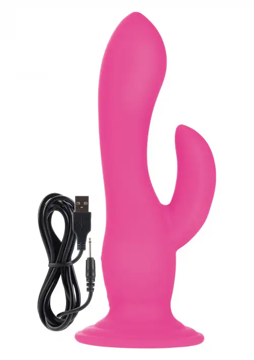 Вибратор с присоской Rechargeable Wireless Pleaser Pink, 10,7х3,7 см photo 1