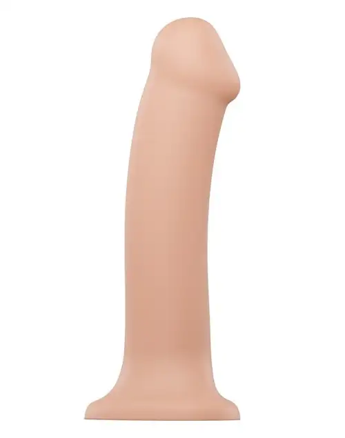 Насадка для страпона Strap-On-Me Dual Density Dildo Flesh XL, диаметр 4,5см, двухслойная, гибкая photo 1