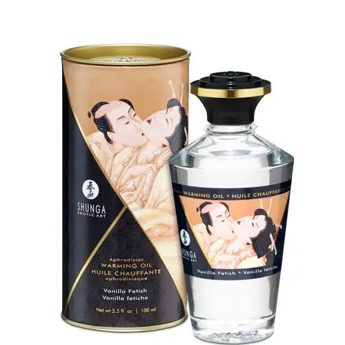 Разогревающее масло Shunga APHRODISIAC WARMING OIL - Vanilla Fetish (100 мл) photo 1