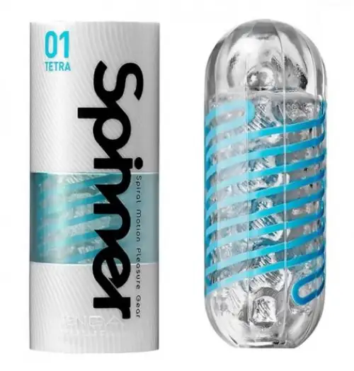 Tenga Spinner Masturbator Tetra спиральный мастурбатор, 13х4.5 см photo 1