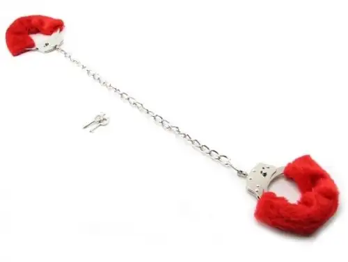 Поножи FURRY LEG CUFFS-RED photo 1