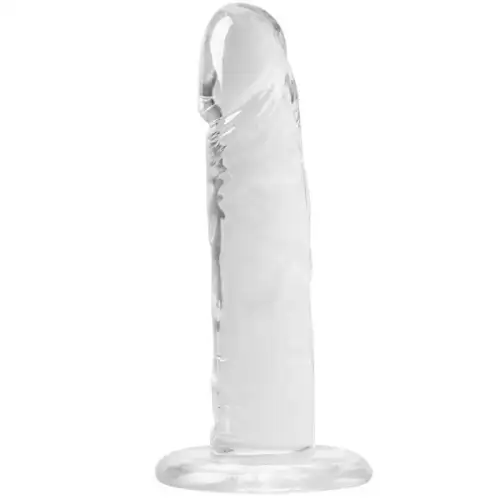 Прозрачный фаллоимитатор и насадка для страпона Alive Jelly Dildo Speedy, ТПЕ, длина 17,8 см photo 1