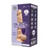 Фаллоимитатор с вибрацией SilexD Vetus Vibro Flesh (MODEL 1 size 8in) + LRS, двухслойный photo 4