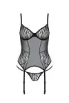 Корсет Passion LEAFA CORSET black S/M - ECO Passion photo 3