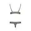 Комплект белья ERZA SET black L/XL - Passion: лиф и трусики photo 4