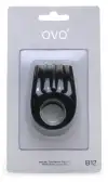 Эрекционное виброкольцо OVO B12 BLACK photo 7