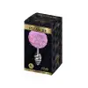 Металлическая анальная пробка Кроличий хвостик Alive Fluffy Twist Plug M Purple, диаметр 3,4 см photo 3