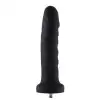Силиконовый фаллоимитатор для секс-машин Hismith 7.1″ Anal Dildo Black, система KlicLok photo 4