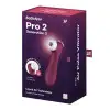 Вакуумный клиторальный стимулятор Satisfyer Pro 2 Generation 3 with Liquid Air Wine Red photo 6
