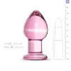Розовая анальная пробка из стекла Gildo Pink Glass Buttplug No. 27 photo 2