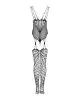Ажурный бодистокинг под паутину Obsessive Bodystocking G325 black S/M/L, черный, комбинезон photo 6
