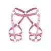 Гартеры Art of Sex - Claire, натуральная кожа, размер L-2XL, цвет розовый photo 3