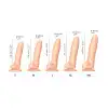 Реалистичный фаллоимитатор Strap-On-Me Sliding Skin Realistic Dildo Vanille - XXL, эффект подвижной photo 3
