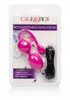 CalExotics Rechargeable Dual Kegel вагинальнальные шарики 9х3.2 см., фиолетовый photo 6