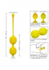 Scala Kegel Training Set Lemon вагинальные шарики, 9.5х3.25 см photo 4