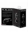 Pipedream Icicles No.44 - стеклянная анальная пробка, 6,5х2,5 см photo 4