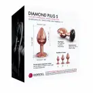 Металлическая анальная пробка с украшением в виде кристалла Dorcel - Diamond Plug S photo 6