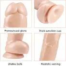 Реалистичный фаллоимитатор WILDFIRE STAR PERFORMER SERIES PERFORMER OF THE YEAR, LIGHT photo 3