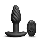 Анальная пробка с вибрацией и жемчужным массажем Dorcel Spin Plug, макс. диам. 3,8 см, пульт ДУ photo 1
