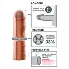 Насадка-удлинитель для пениса Perfect Extension Flesh 25 мм photo 3