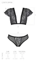 Комплект Passion LEAFA BIKINI black L/XL - ECO Passion photo 5