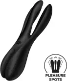 Клиторальный вибратор Satisfyer Threesome 2 Black, 3 гибких пальчика, 3 мотора photo 1