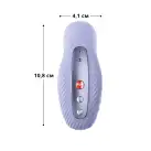 Накладной вибратор Fun Factory LAYA III soft violet, эффект постукивания пальцем photo 10