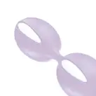 Вагинальные шарики Fun Factory SMARTBALLS DUO, сиренево-белые, 2 шт, диаметр 3,2 и 3,6 см photo 4