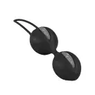 Вагинальные шарики Fun Factory SMARTBALLS DUO, черно-серые, 2 шт, диаметр 3,2 и 3,6 см photo 1