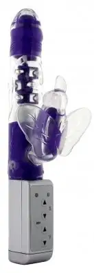Вибратор компьютерный TOY JOY FUNKY BUTTERFLY DARK PURPLE photo 1