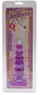 Анальная пробка елочка CRYSTALL JELLIES ANAL DELIGHT PURPLE photo 2