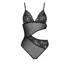 Боди с ажурным лифом Christa Body black L/XL — Passion photo 3