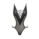 Боди монокини с декольте ERZA BODY black L/XL - Passion photo 3