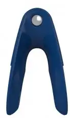 Эрекционное виброкольцо OVO B12 BLUE photo 3