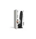 Реалистичный фаллоимитатор Strap-On-Me Sliding Skin Realistic Dildo Black - XL, эффект подвижной  photo 7