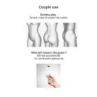 Безремневой вибрострапон с вакуумной стимуляцией Strap-On-Me MULTI ORGASM Fuchsia M, регулируемый photo 9