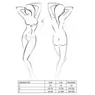 Комплект белья ORIHIME SET white L/XL - Passion: стрэпы: лиф и трусики photo 5