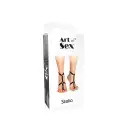 Чокер на 2 ножки Art of Sex - Stelia, цвет Черный photo 2