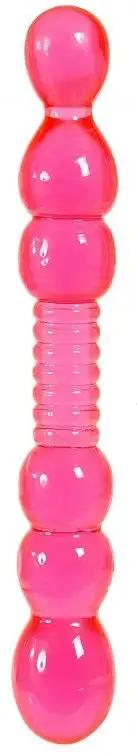 Стимулятор вагинально-анальный DOUBLE TROUBLE(25см) photo 1