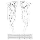 Платье под латекс с глубоким декольте FEMI DRESS black XXL/XXXL - Passion Exclusive photo 3