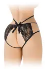 Трусики с открытой попкой Fashion Secret Nadia Black photo 2